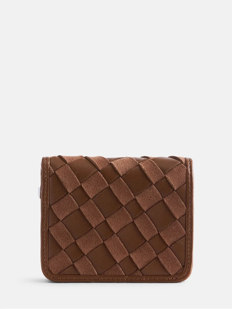 Scenario Women's Woven Bifold Wallet, Autumn Brown | Walmart (US)