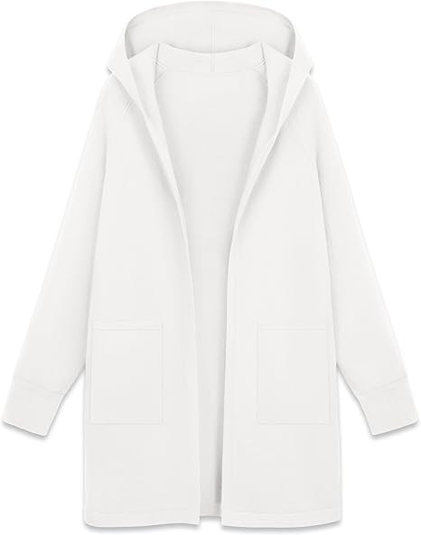 MAGCOMSEN Women's Cardigan Open Front Knit Hoodie Sweater Coatigan Jacket 2024 Casual Fall Trendy... | Amazon (US)