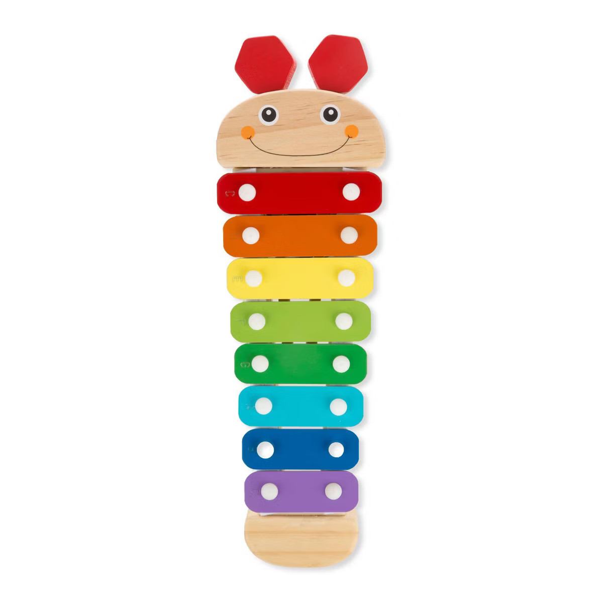 Melissa & Doug Caterpillar Xylophone Musical Toy With Wooden Mallets: Educational Percussion Inst... | Target