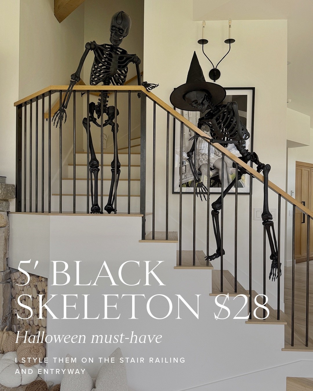 Black skeleton Halloween staircase decor from Walmart!

Home


#LTKHalloween #LTKFindsUnder50 #LTKHome