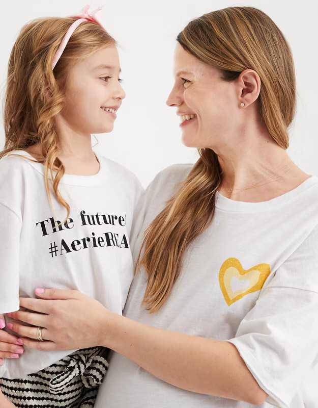Aerie Mama Graphic Oversized Boyfriend T-Shirt | Aerie