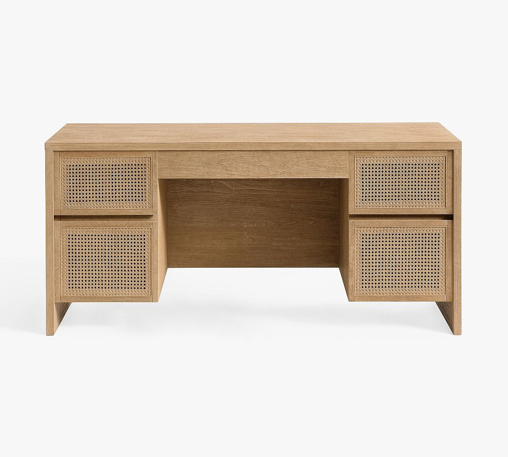 Marina Cane Executive Desk (64") | Pottery Barn (US)