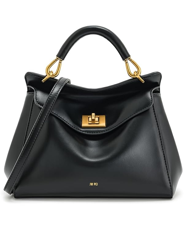 JW PEI Women's Lucia Classic Croc-Embossed Faux Suede Top Handle Bag | Amazon (US)