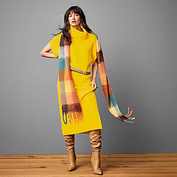 Worthington Short Sleeve Midi Sweater Dress | JCPenney