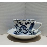 Blue Danube Cup & Saucer Set Japan | Etsy (US)