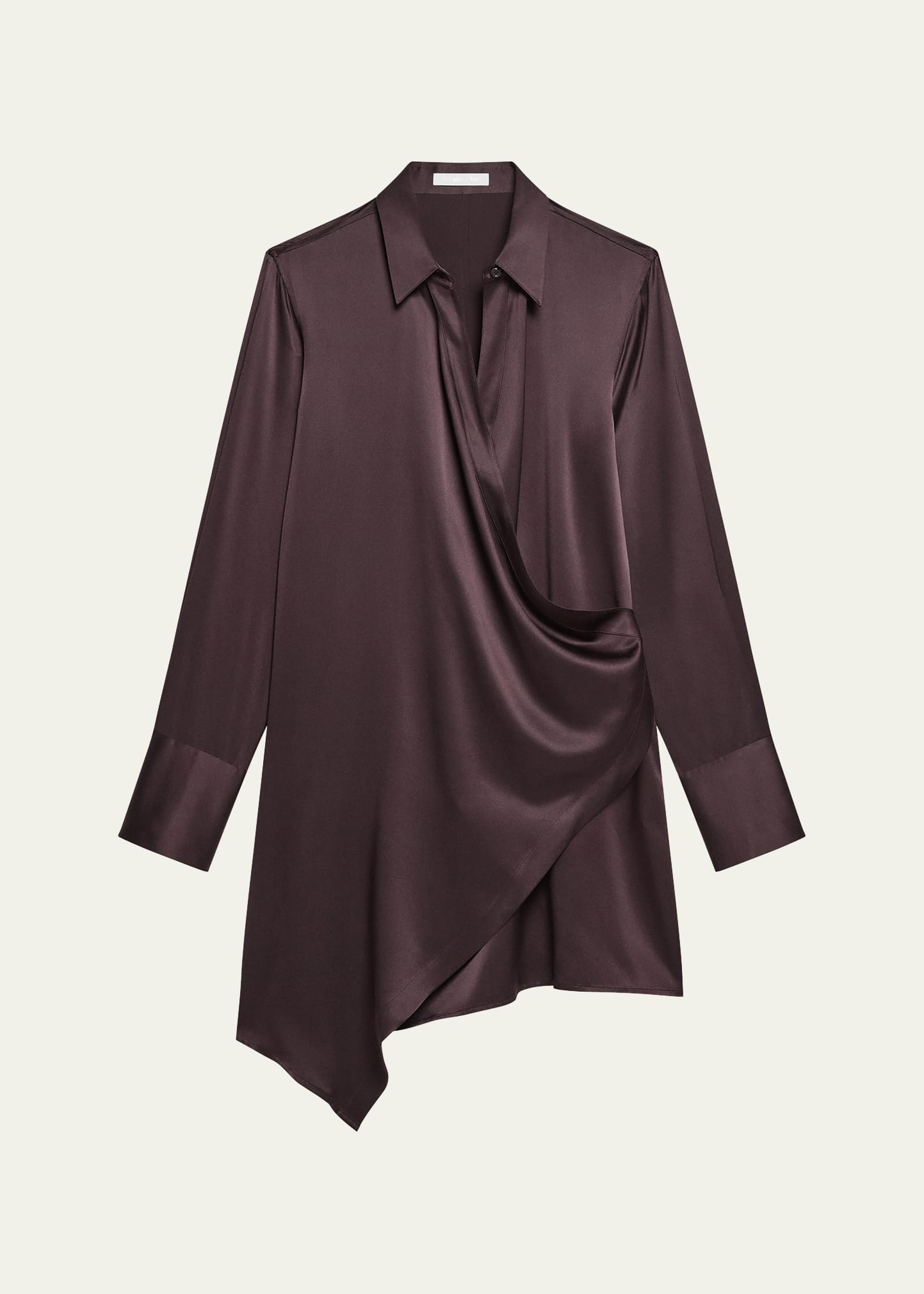 Helmut Lang Silk Wrap Shirtdress | Bergdorf Goodman