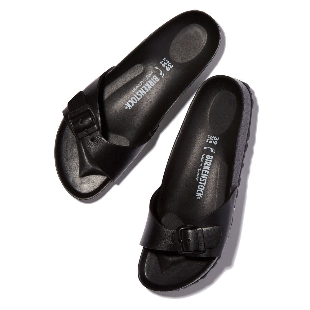 Birkenstock Madrid Eva Sandal in Black/Black, Size IT 39 | goop