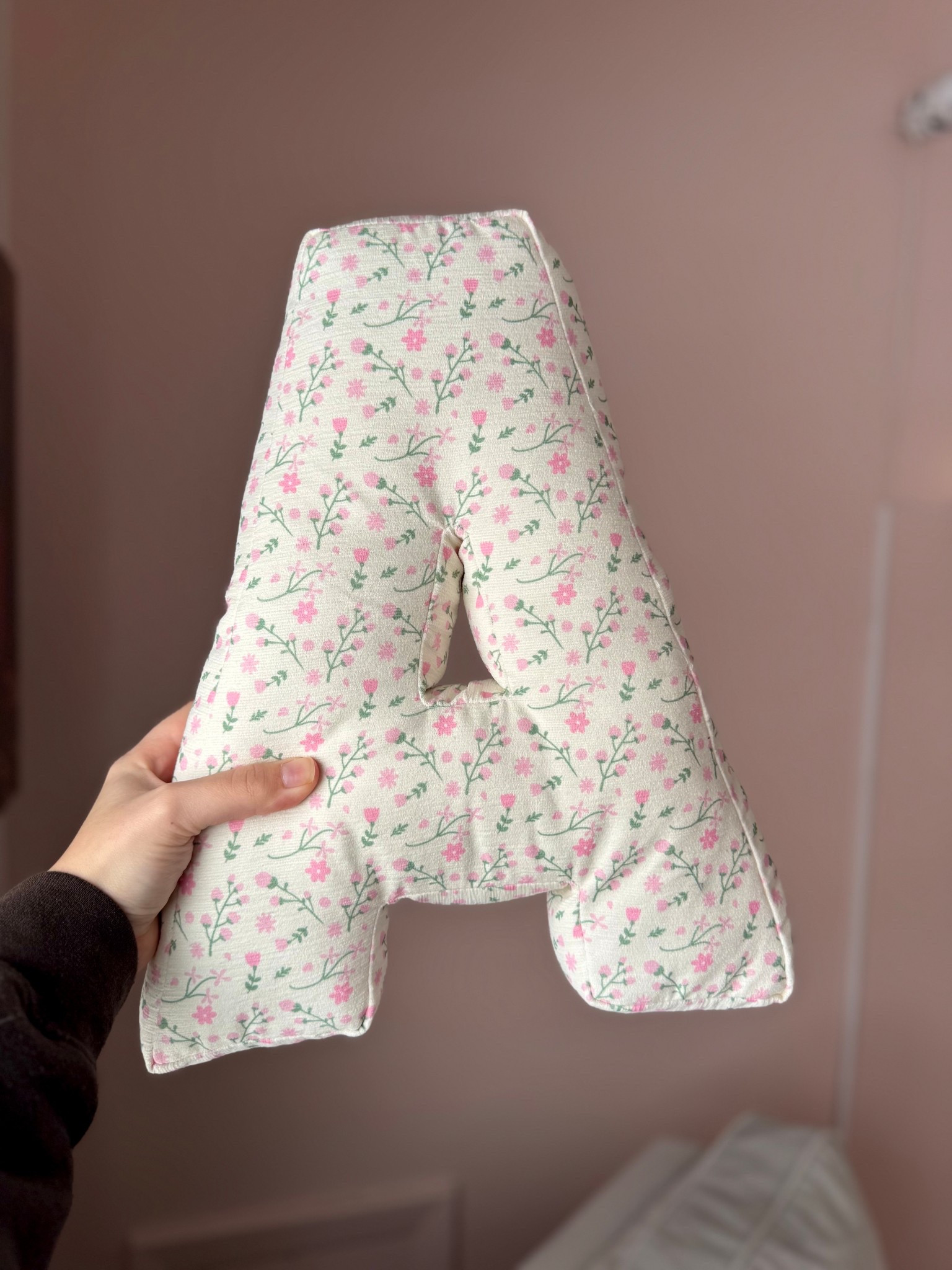 The prettiest letter pillow! This one is from Hobby Lobby. I linked other ones that are equally as cute! It looks perfect in my daughter’s room 🌸

#LTKHome #LTKmomlife #LTKKids