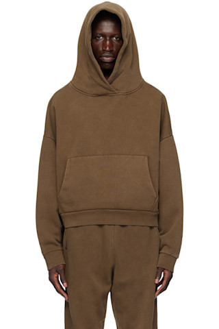 Brown Heavy Hoodie | SSENSE
