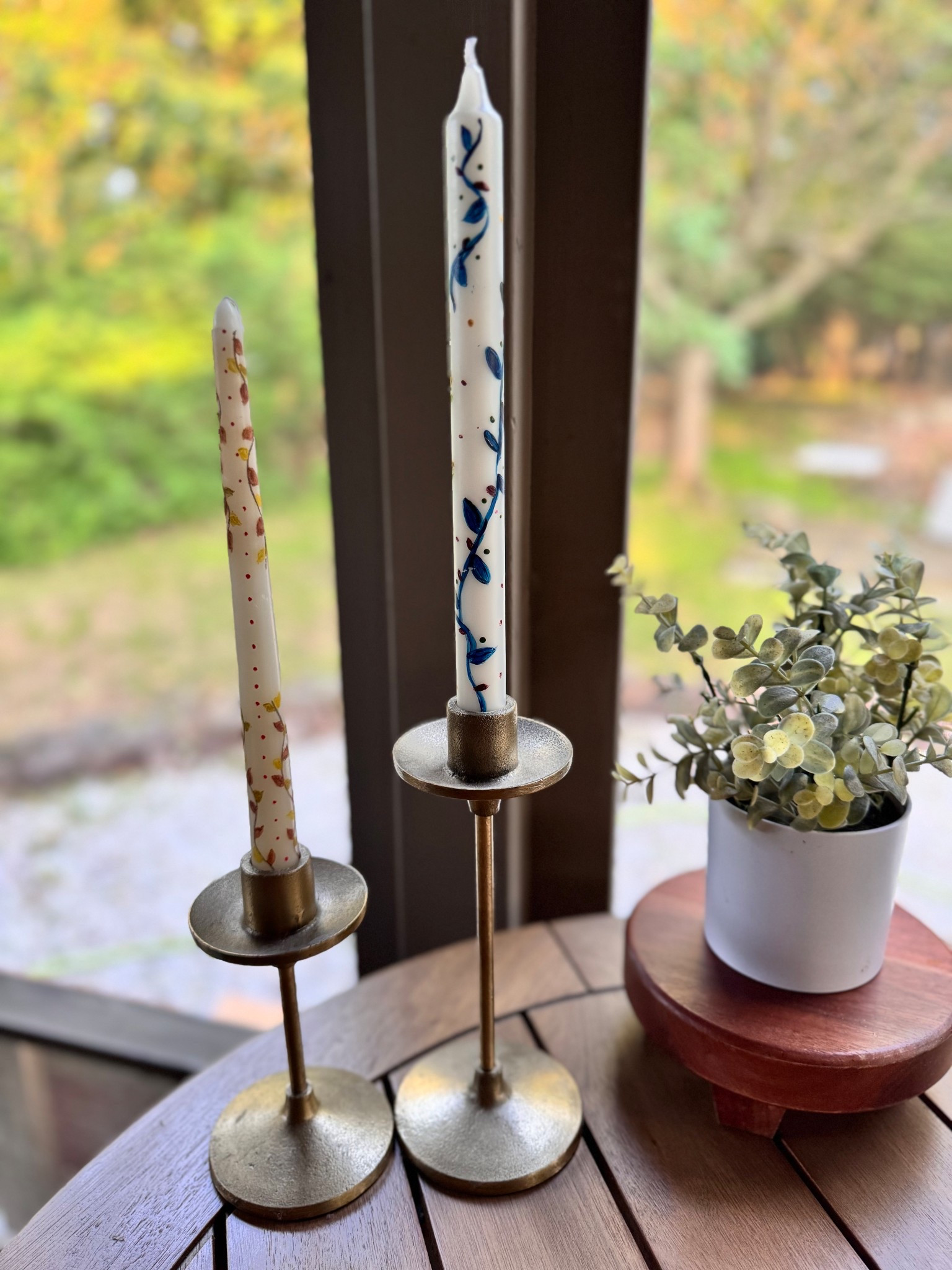 Paint your own candles