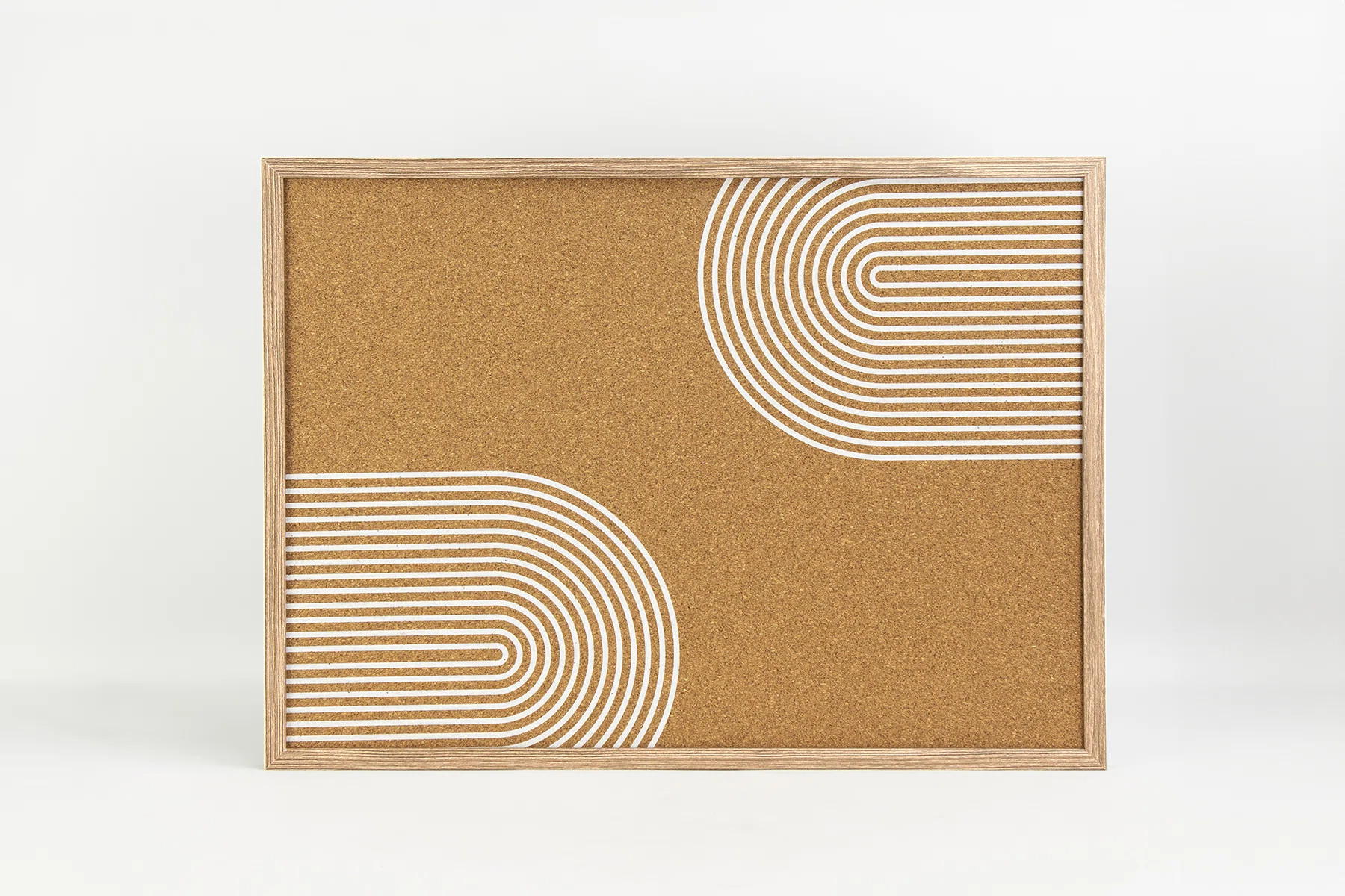 Modern Arches White Printed Corkboard | Wayfair North America