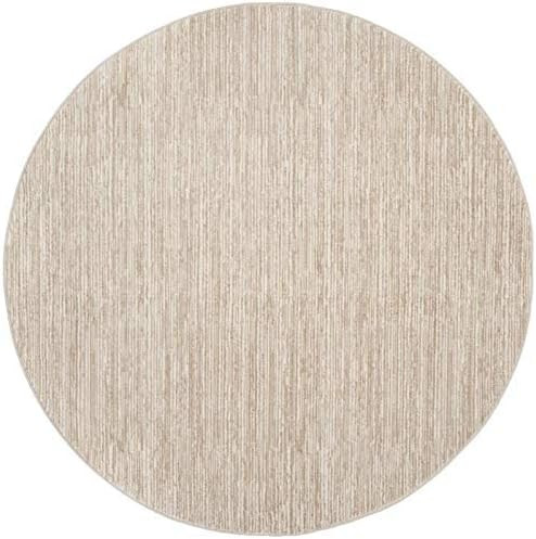 SAFAVIEH Vision Collection 9' Round Cream VSN606F Modern Ombre Tonal Chic Non-Shedding Dining Roo... | Amazon (US)