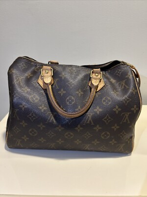 Louis Vuitton Speedy Shoulder Bag 30 Brown Canvas  | eBay | eBay US