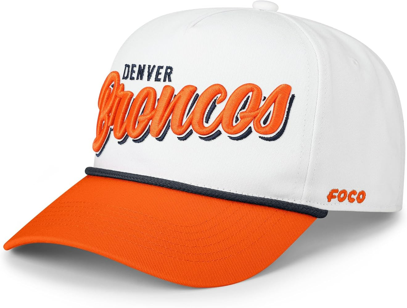 FOCO Men's NFL Team Logo Monty Script Marquee Rf Hat Caps | Amazon (US)