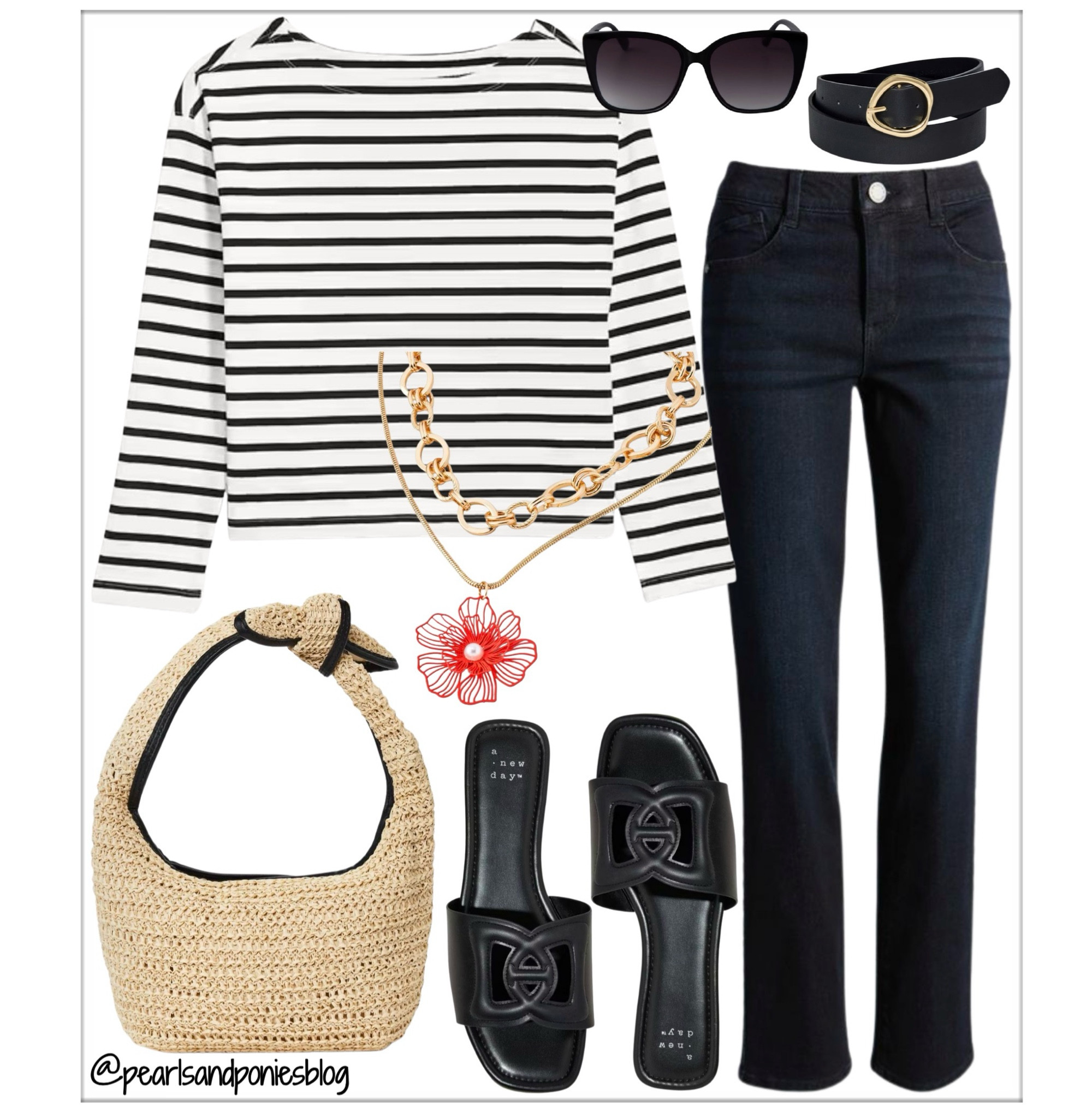 Spring outfit inspiration 🖤 // Loving Target accessories lately! 

#LTKFindsUnder100 #LTKFindsUnder50 #LTKOver40