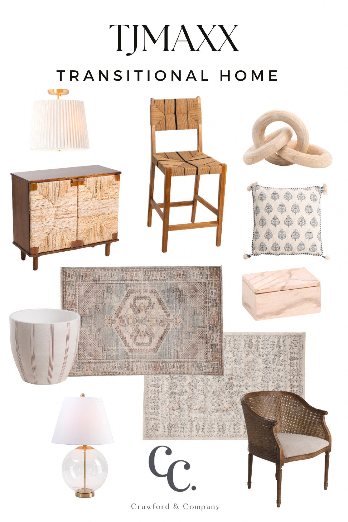 TJMaxx transitional home decor
Stool
Rug
Accent chair
Light
Lamp
Pillow

#LTKunder100 #LTKunder50 #LTKhome