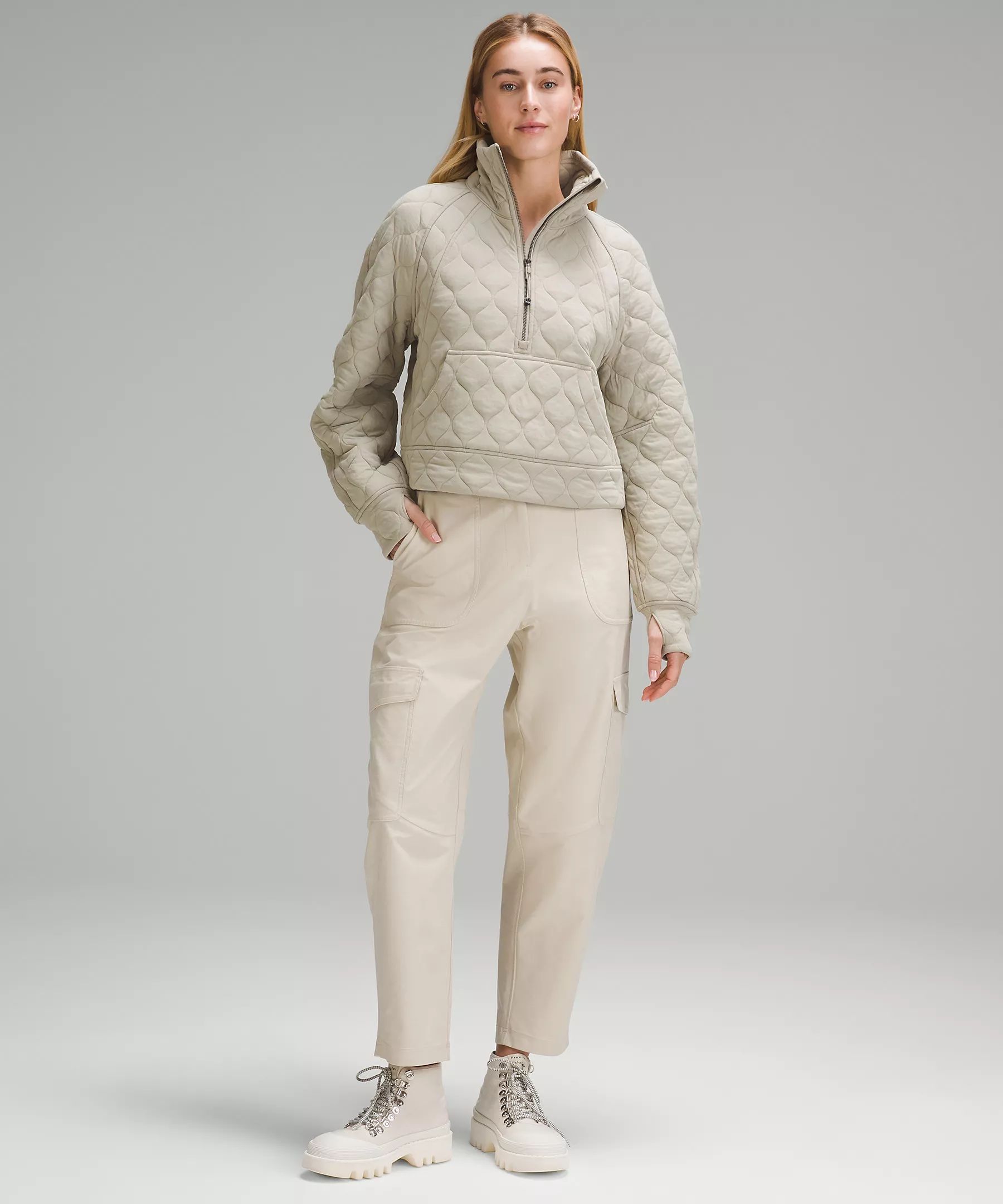 Scuba Oversized Quilted Half Zip | Women's Hoodies & Sweatshirts | lululemon | Lululemon (US)