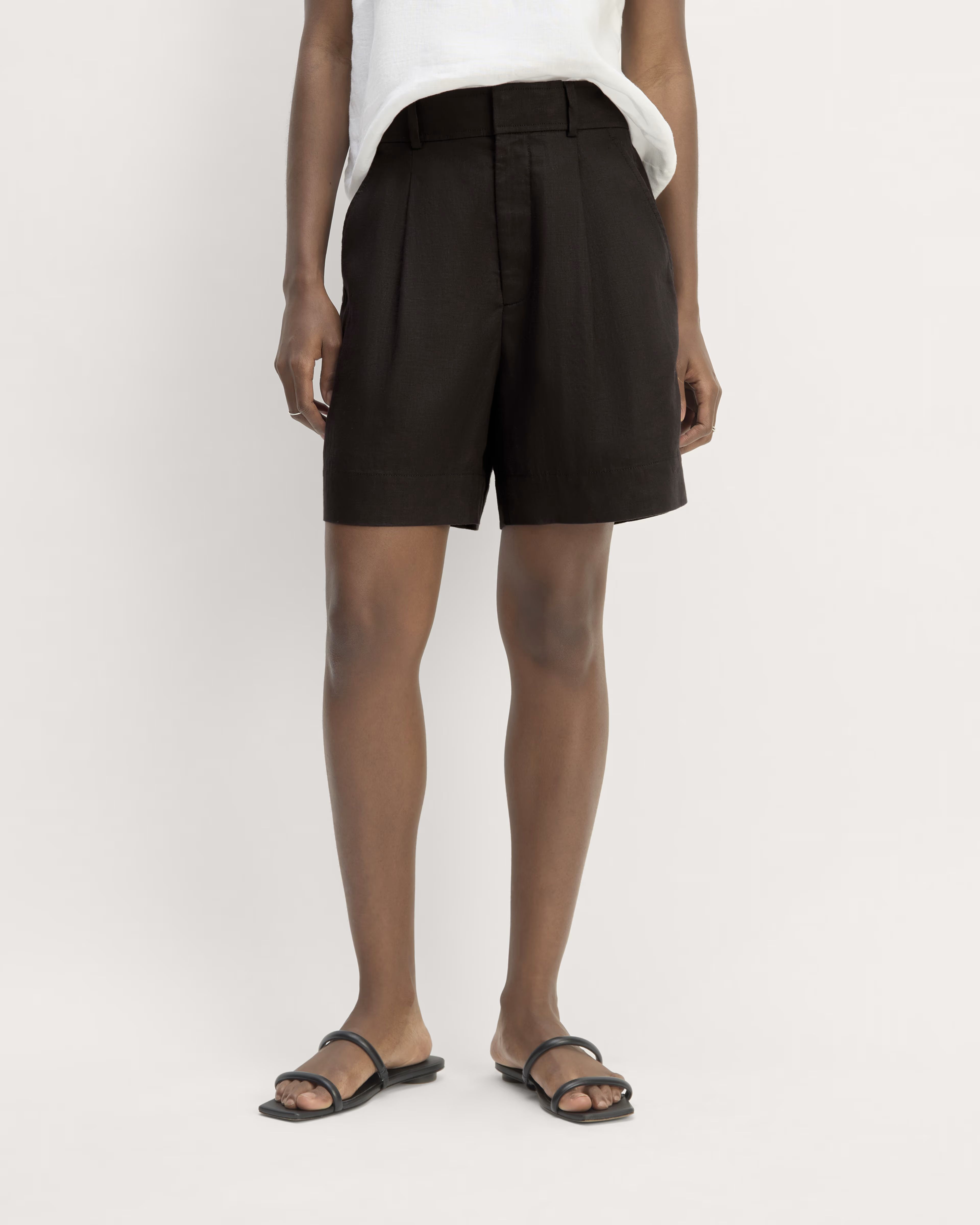 The Linen Way-High® Drape Short | Everlane