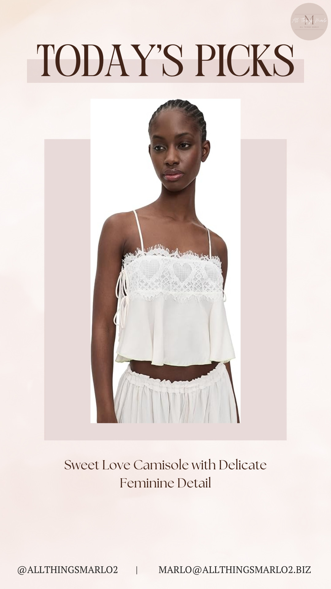 Sweet Love Camisole with Delicate Feminine Detail 

 #LTKSeasonal #LTKWorkwear #LTKTravel