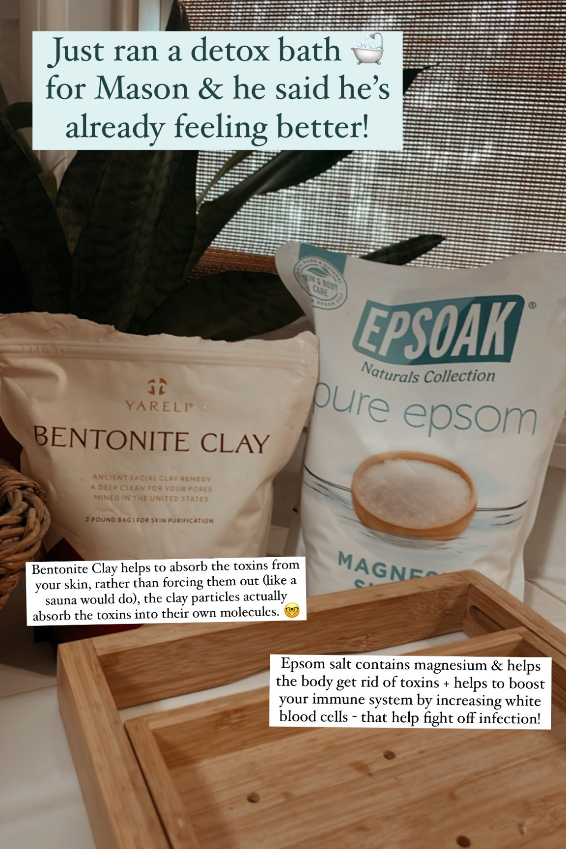 It’s that time of year 🦠🤧🤒

Nothing speeds up recovery like a good old DETOX bath! 👏🏼👏🏼🛁

#LTKhome #LTKkids #LTKSeasonal