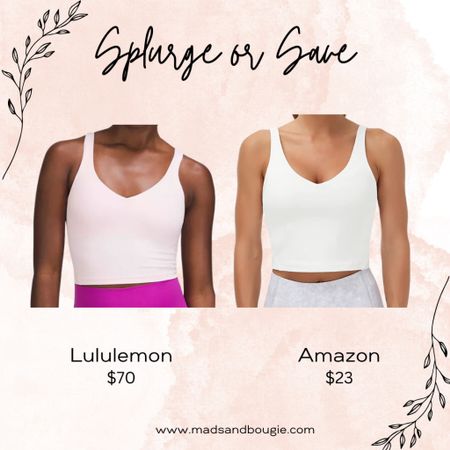 I used to swear by Lululemon's quality and while I still love Lululemon as much as the next person, I appreciate a dupe when I can find it too! This Lululemon dupe is the perfect Amazon workout find.

#LTKunder50 #LTKunder100 #LTKfit