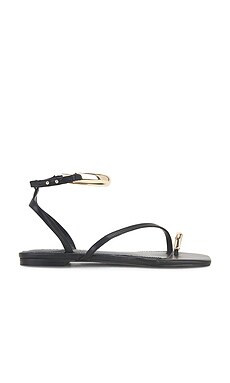 Steve Madden Odyssey Sandal in Black Leather from Revolve.com | Revolve Clothing (Global)