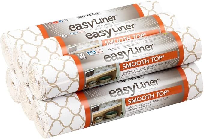Smooth Top EasyLiner for Cabinets & Drawers - Easy to Install & Cut to Fit - Shelf Paper & Kitche... | Amazon (US)