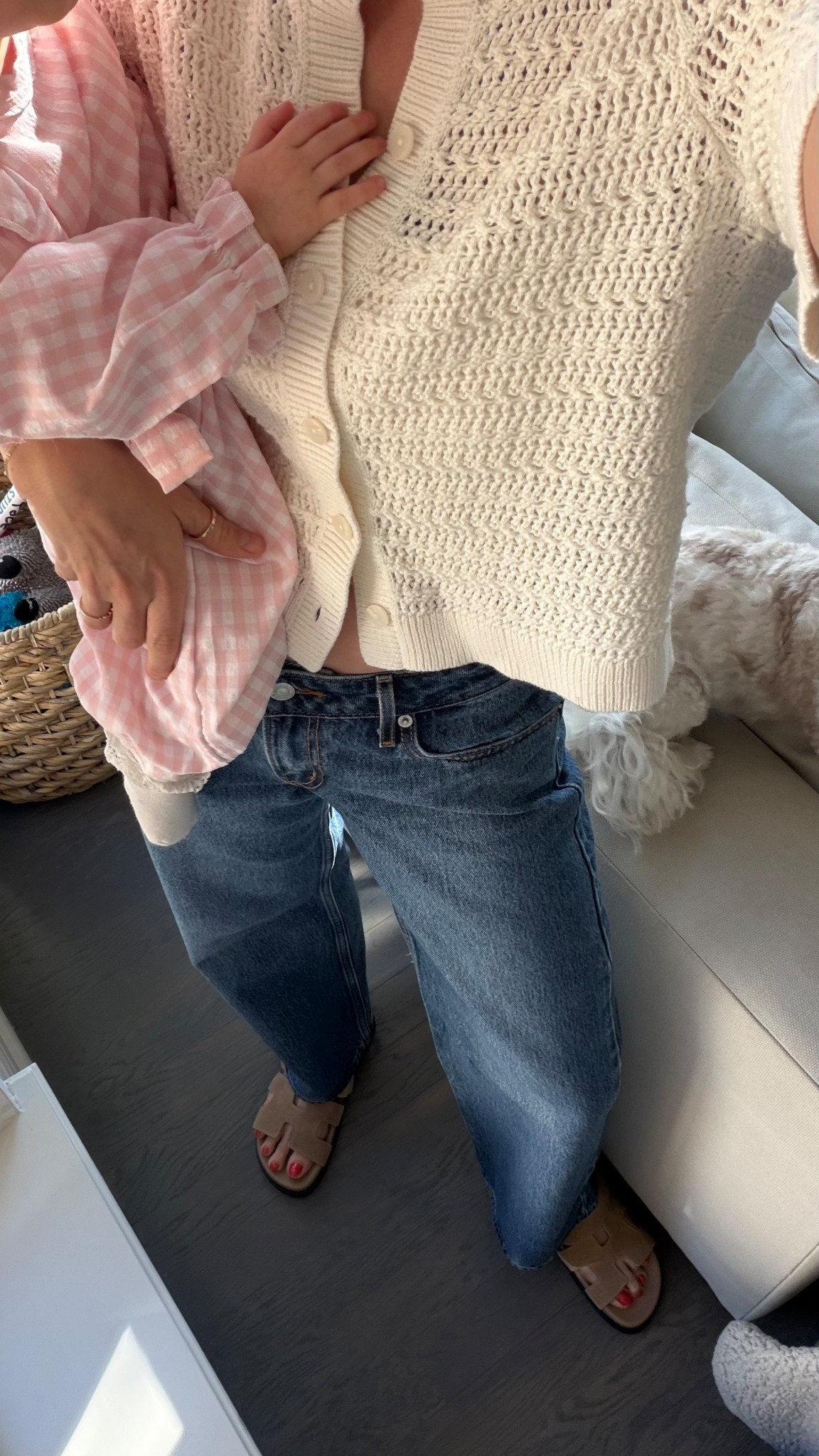 Casual spring outfit — jeans in 26, S in top! 

#LTKSpringSale #LTKmomlife #LTKootd