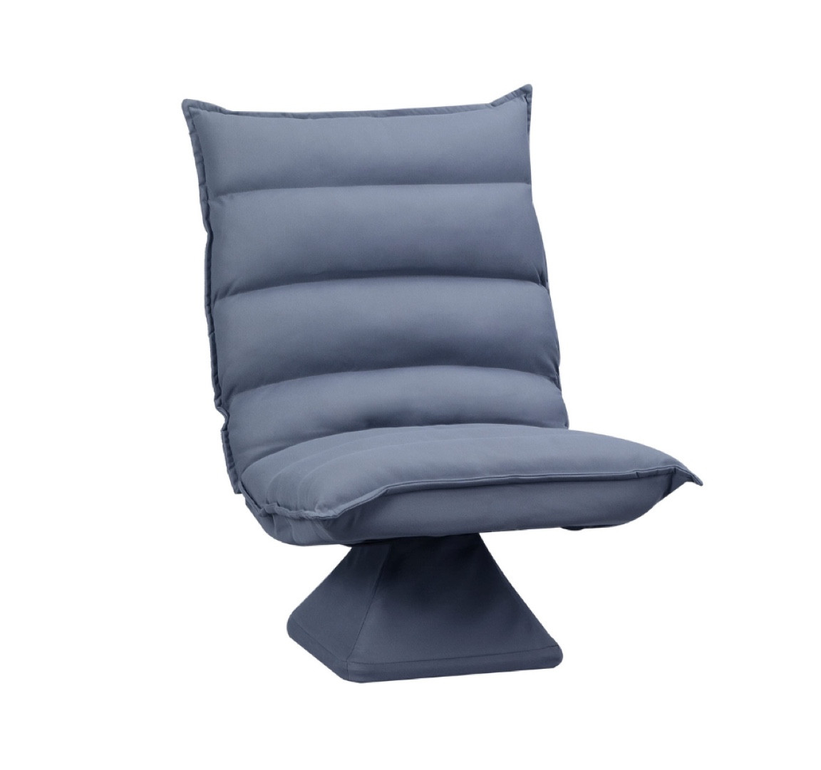 Modern + coastal, comfy blue/grey floor chair!

#LTKhome