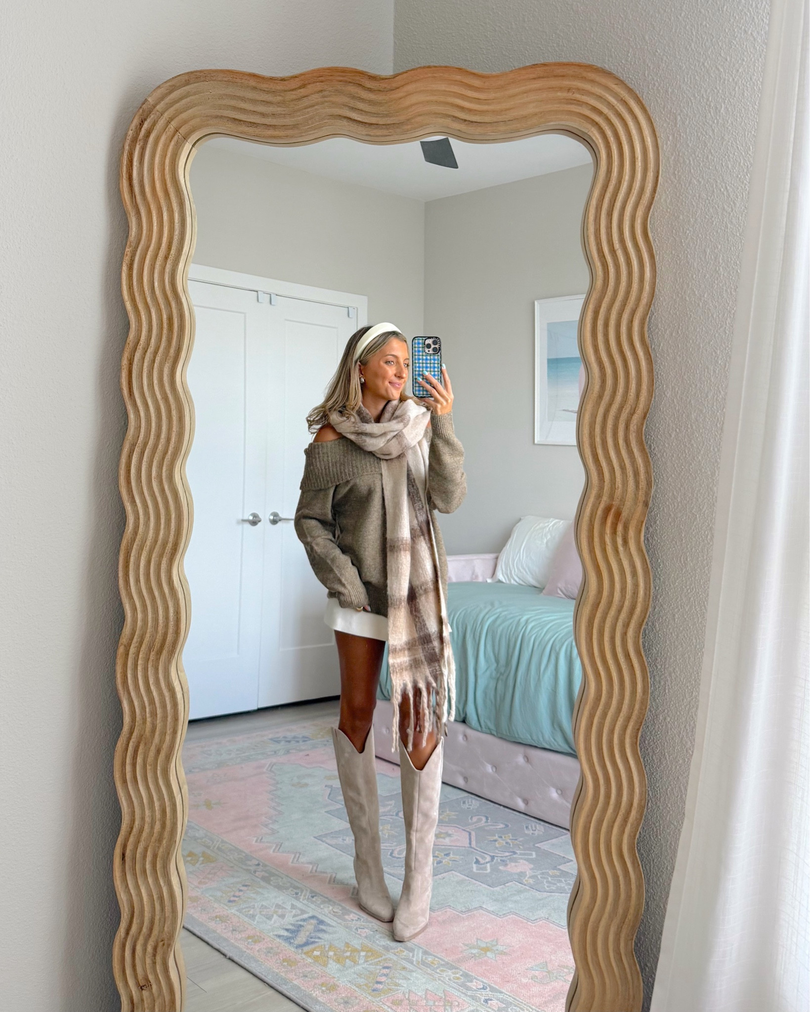 Amazon Thanksgiving outfit ideas / Amazon fall outfit ideas. 🎃💕 The cutest tall boots and wearing a size XS in this sweater#LTKHalloween

#LTKSeasonal #LTKFindsUnder100