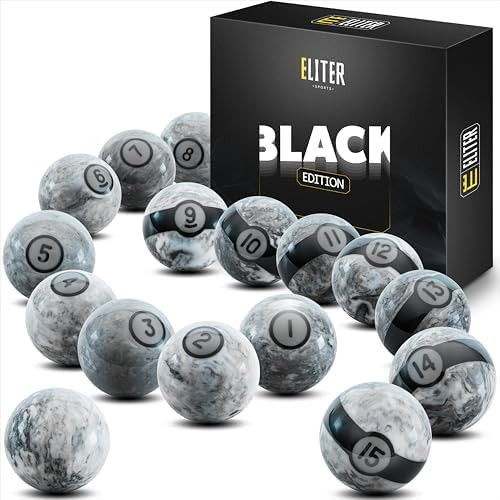 ELITER Pool Balls Set Made of Phenolic Resin – 16 Billiard Balls Standard 2-1/4 Inch (57.2 mm) ... | Amazon (US)