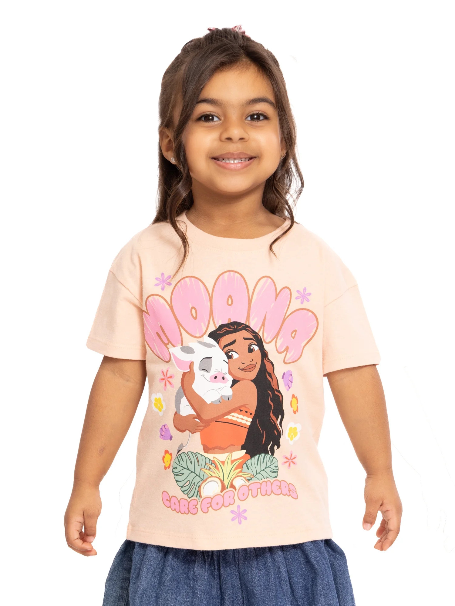 Moana Toddler Graphic Crewneck Tee with Short Sleeves, Sizes 12M-5T | Walmart (US)
