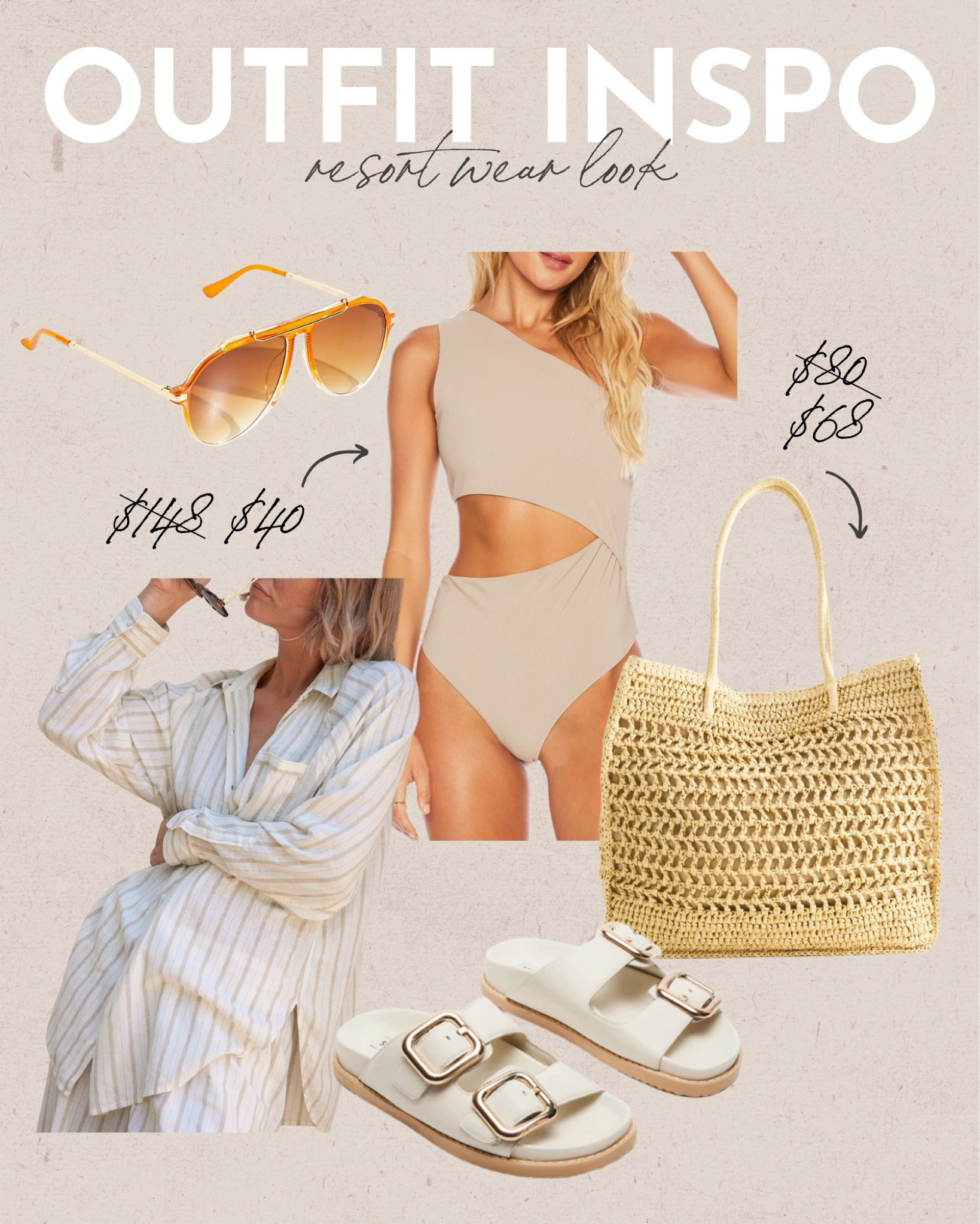 Resort Wear Look Outfit Inspo
resort wear, vacation outfit idea, swim sale, beach riot swimsuit, swimsuit coverup, steve madden slides, straw tote bag, free people sunnies

#LTKsalealert #LTKswim #LTKtravel