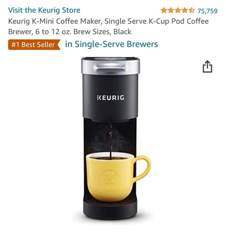 Do you need the perfect gift for a new homeowner or a college student? Mini keurig’s. Say no more. And $30 OFF 🤩 

#LTKhome #LTKGiftGuide #LTKsalealert