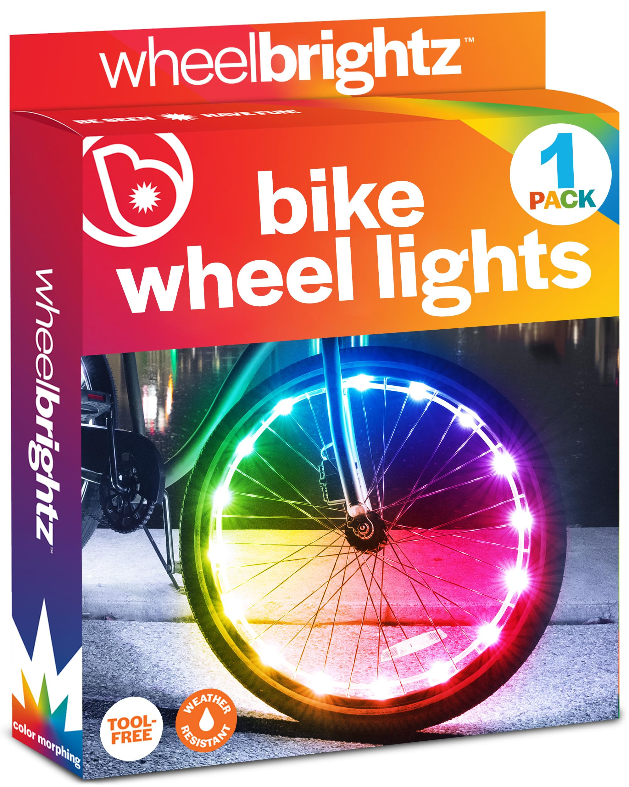 Brightz WheelBrightz LED Bike Wheel Lights - 2025 Edition with Superior Straps & LED-Weatherproof... | Amazon (US)