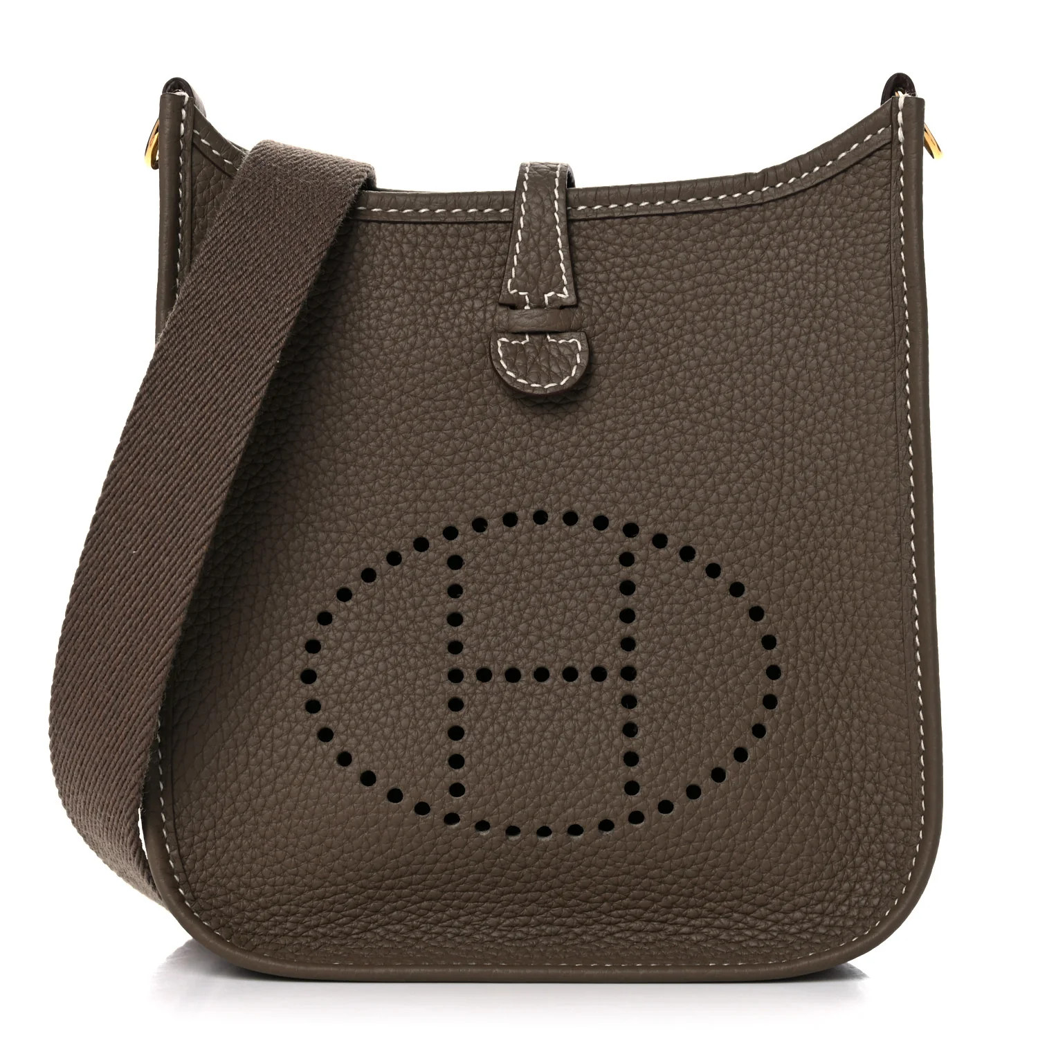 HERMES Taurillon Clemence Evelyne TPM Etoupe | FASHIONPHILE | Fashionphile