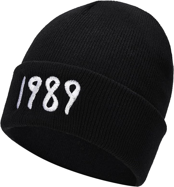 JOLUCE Taylor Hat 1989 Swiftie Knit Hat TS Fans Winter Hat Holiday Party Birthday Thanksgiving Va... | Amazon (US)