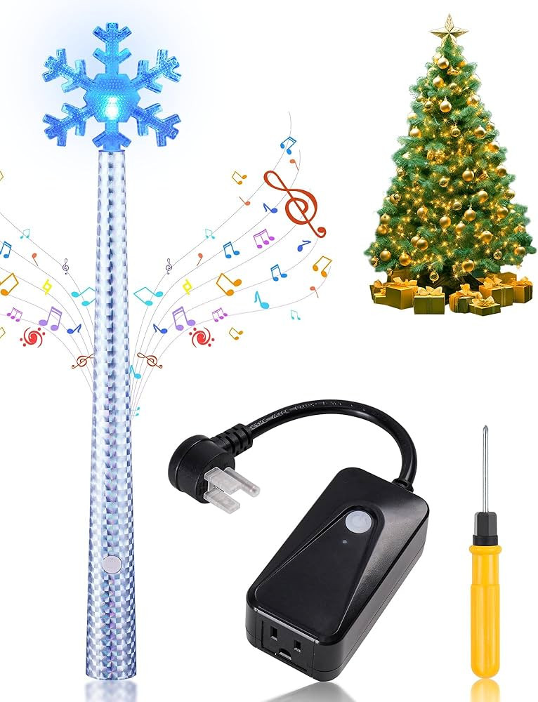 FRAMICS Magic Wand Christmas Tree Light, Wireless Remote Control Outlet, Christmas Tree Remote Co... | Amazon (US)