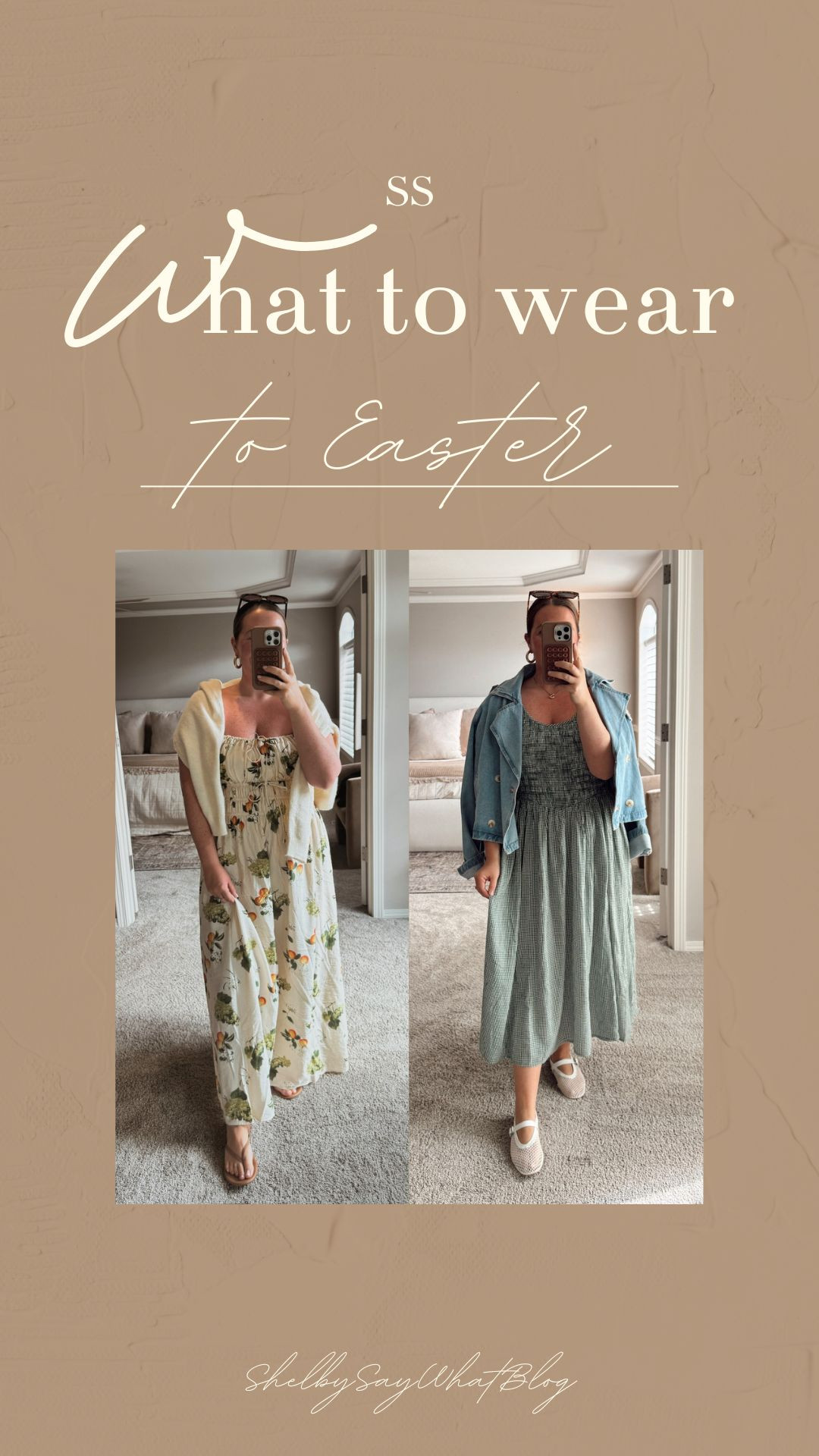 What to wear to Easter! I LOVE these dresses. They are both super comfy. Wearing a size Large

Size 12 | Large | 5'4" 

 #LTKSeasonal #LTKMidsize #LTKFindsUnder100
