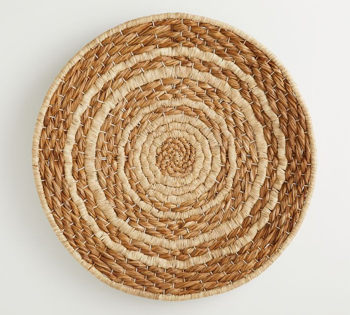 Double Handwoven Basket Wall Art - 40" | Pottery Barn (US)