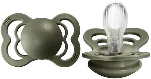 Amazon.com : BIBS Supreme Baby Pacifiers | BPA-Free Silicone Pacifier | Made in Denmark | Set of ... | Amazon (US)