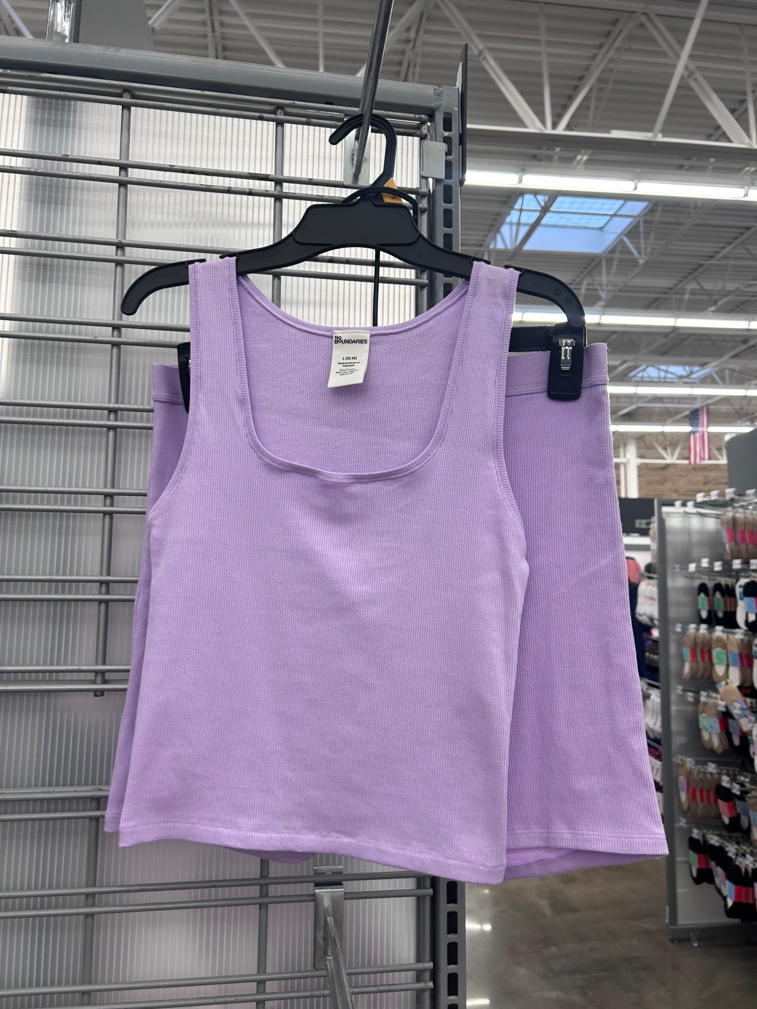 2 piece ribbed tank & boxer short set 💜 