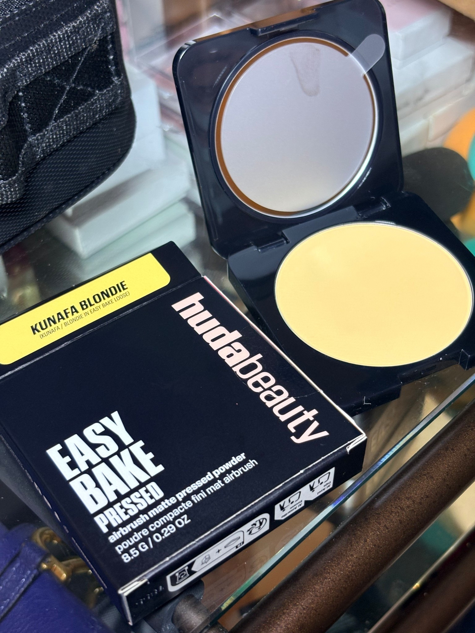 I was gifted the new Easy Bake Pressed Powder by Huda Beauty in shade Kufana Blondie This one I am very excited for!!

#LTKmomlife #LTKselfcare #LTKBeauty