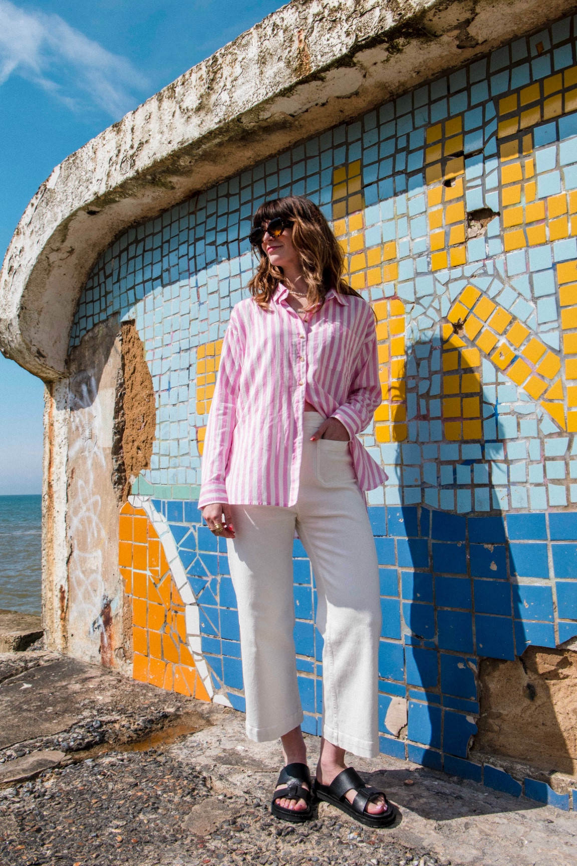 This linen pink and white stripe shirt is so good for summer 💕 

#LTKsummer #LTKuk #LTKstyletip