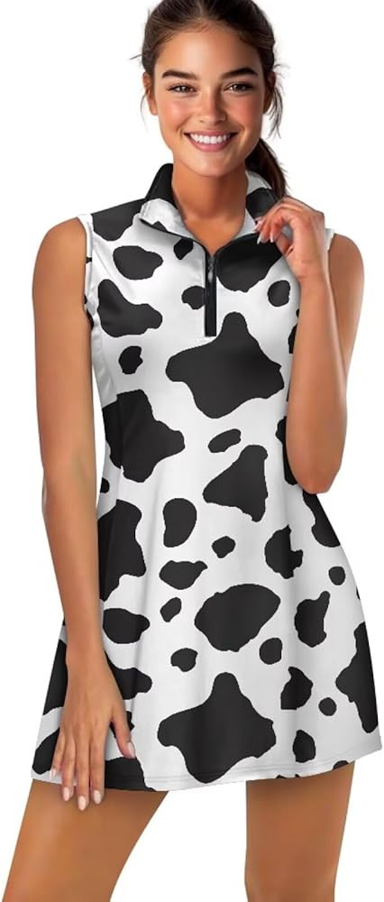 Stretch Golf Women Dress Multi-Sport Skort Dress Yoga Shorts Built-in Ball Pocket Summer Dresses ... | Amazon (US)