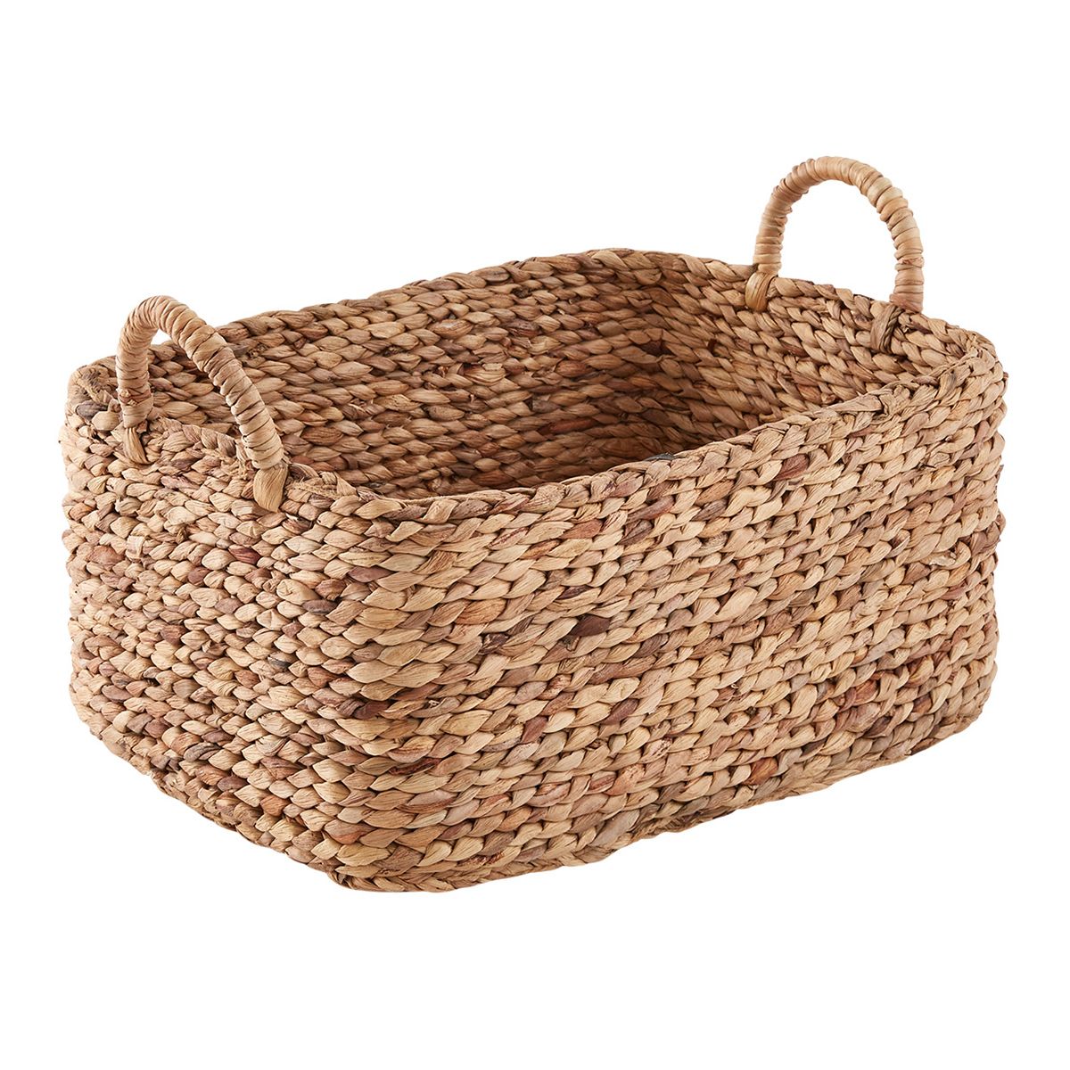Water Hyacinth Braided Weave Bins | The Container Store