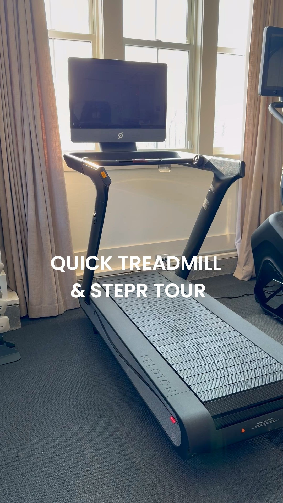 The Peloton Tread is by far my most used piece if exercise equipment. We got one pre-Covid, lost it in the hurricane and replaced it right after. I have zero excuses not to do something ... even if it's just walking and a 15 min body strength class. Everyone in our family uses this. 

#LTKmomlife #LTKActive #LTKHome