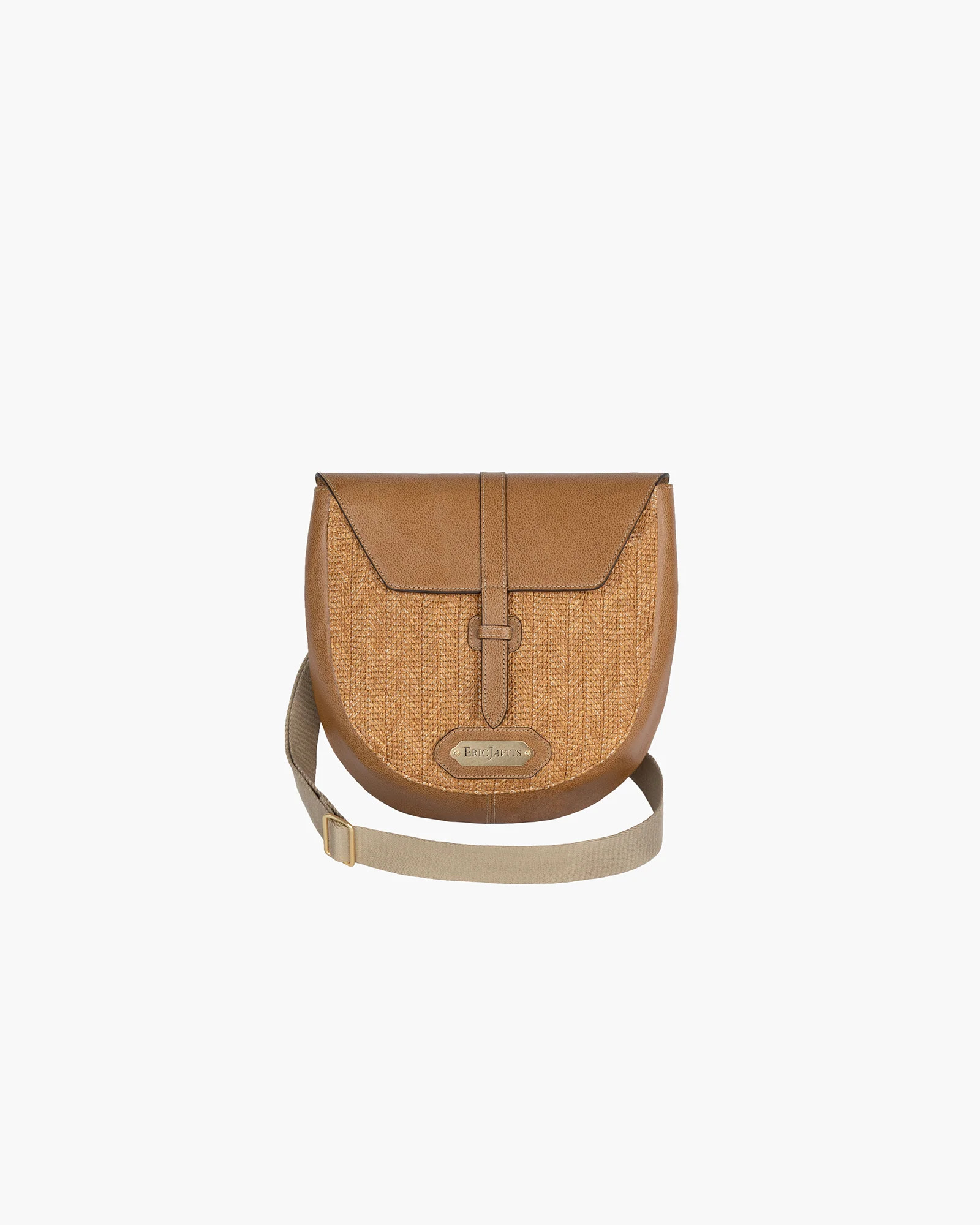 Palm Pouch Raffia Crossbody Bag | Eric Javits