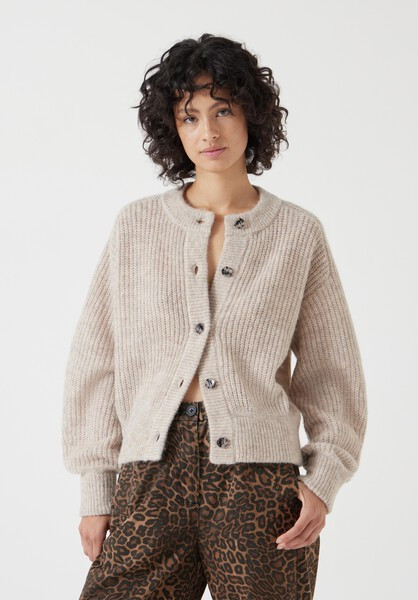 Chunky Ribbed Knitted Cardigan | Hush UK