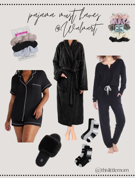 Women’s pajamas must haves all in black (each comes in other colors or patterns) 



#LTKfindsunder50 #LTKstyletip